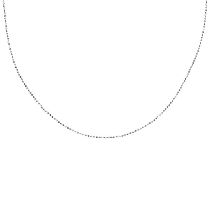 Target Women's Shot Bead Chain Necklace In Sterling Silver (24),