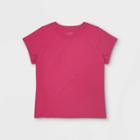 Women's Plus Size Short Sleeve T-shirt - Universal Thread Pink