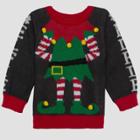 Well Worn Baby Boys' Ugly Holiday Sweater - Gray