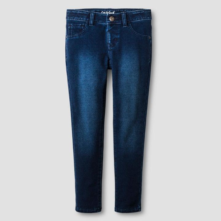 Girls' Soft Jeggings - Cat & Jack Dark Wash