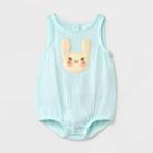 Baby Bunny Sleeveless Romper - Cat & Jack Mint Green Newborn
