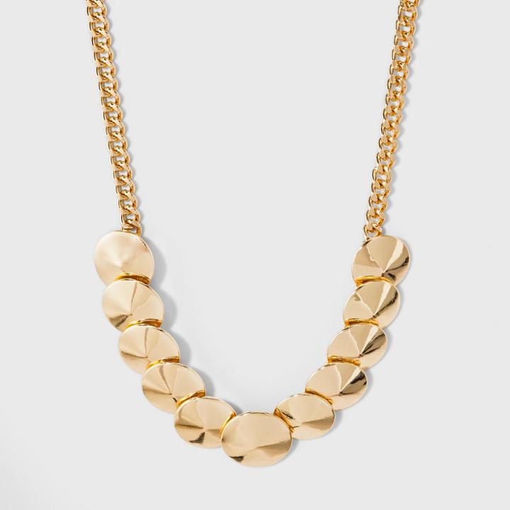Sugarfix By Baublebar Metallic Statement Necklace - Gold, Girl's