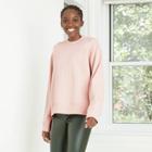 Women's Fleece Sweatshirt - A New Day Pink