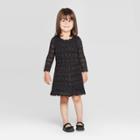 Toddler Girls' Crochet Dress - Cat & Jack Black