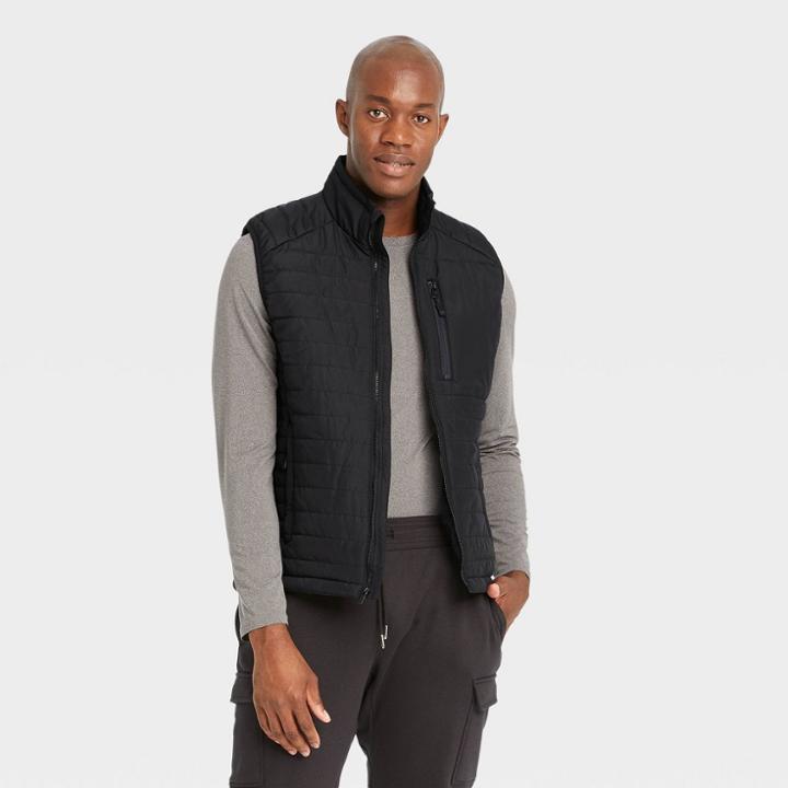 All In Motion Men's Lightweight Puffer Vest - All In