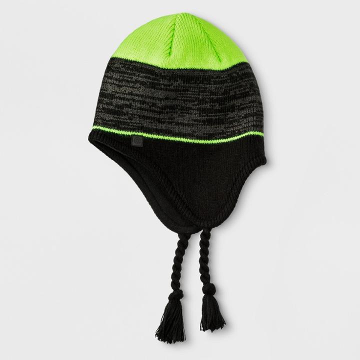 Boys' Cold Weather Hat - C9 Champion Black/green