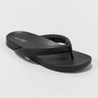 Women's Jewel Padded Flip Flop Sandals - Universal Thread Black