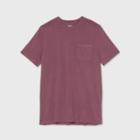 Men's Big & Tall Standard Fit Pigment Dye Short Sleeve Crew Neck T-shirt - Goodfellow & Co Red