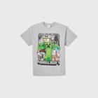 Boys' Minecraft Short Sleeve Graphic T-shirt - Gray