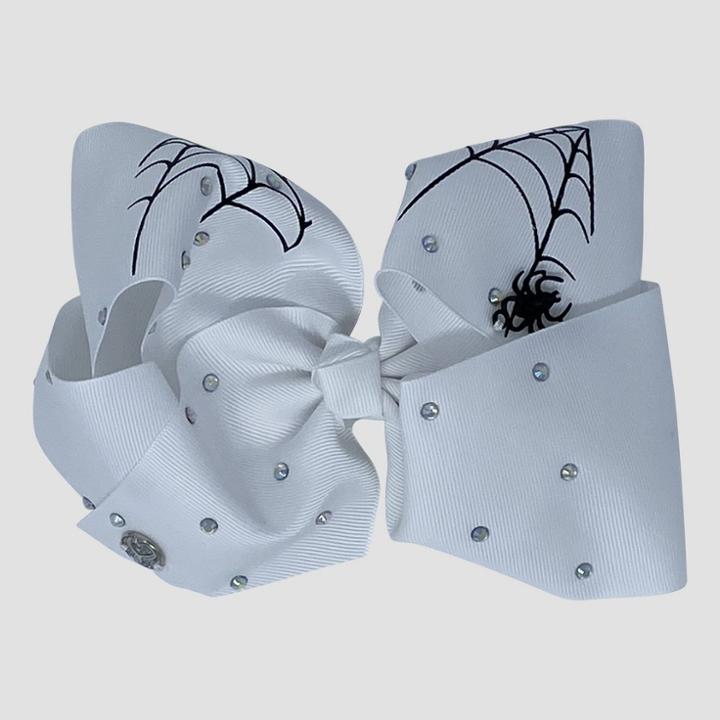Girls' Jojo Siwa Halloween Spider Bow Hair Clip - White