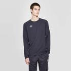 Umbro Men's Long Sleeve T-shirt - Black Heather M, Size: Medium, Black Grey