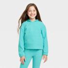 Girls' Hooded Cozy Sweatshirt - Cat & Jack Turquoise Green