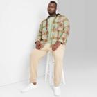 Adult Extended Size Casual Fit Knit Cargo Jeggings - Original Use Brown