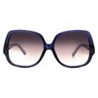 Women's Oversized Sunglasses - A New Day Blue