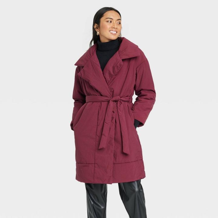 Women's Wrap Jacket - A New Day Red