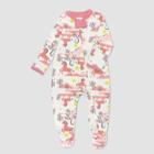 Honest Baby Girls' Organic Cotton Vintage Ponies Sleep N' Play - Pink Newborn