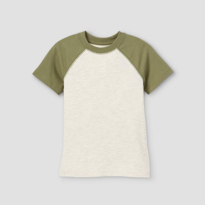 Toddler Boys' Jersey Knit Short Sleeve T-shirt - Cat & Jack Green