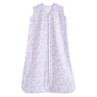 Halo Innovations Sleepsack 100% Cotton Wearable Blanket - Aster Flowers Purple