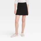 Girls' Rib Lettuce Edge Skirt - Art Class Black