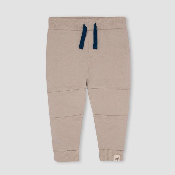 Burt's Bees Baby Baby Boys' French Terry Jogger Pants - Light Taupe