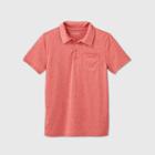 Boys' Short Sleeve Performance Polo Shirt - Cat & Jack Red