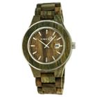 Earth Wood Men's Eco - Friendly Sustainable Wood Bracelet Watch - Olive, Olive Tree