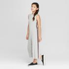Girls' Jumpsuit With Side Taping - Art Class Heather Gray