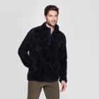 Men's Tall Standard Fit Sherpa Sweatshirt - Goodfellow & Co Black