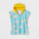 Toddler Boys' Sunshine Hooded Cover Up - Cat & Jack Turquoise Blue