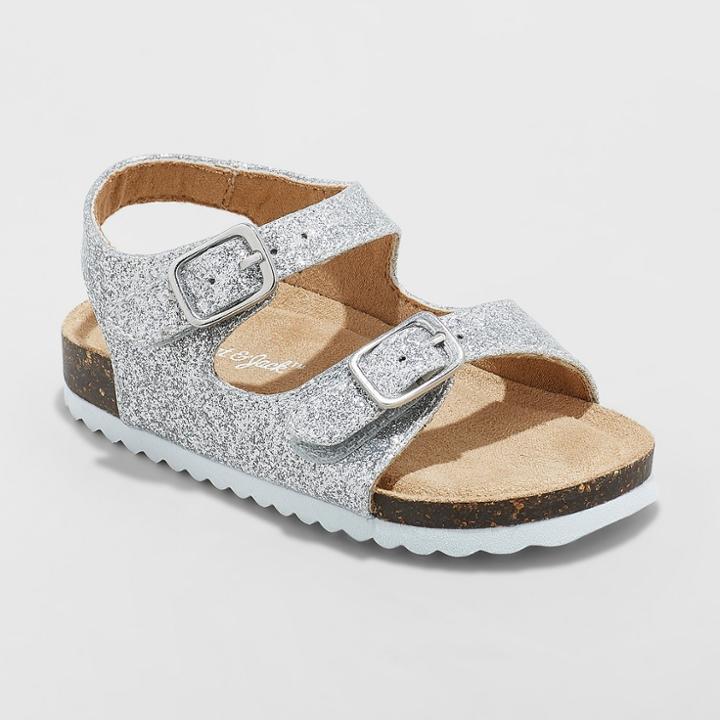Toddler Girls' Tisha Comfort Foodbed Sandals - Cat & Jack
