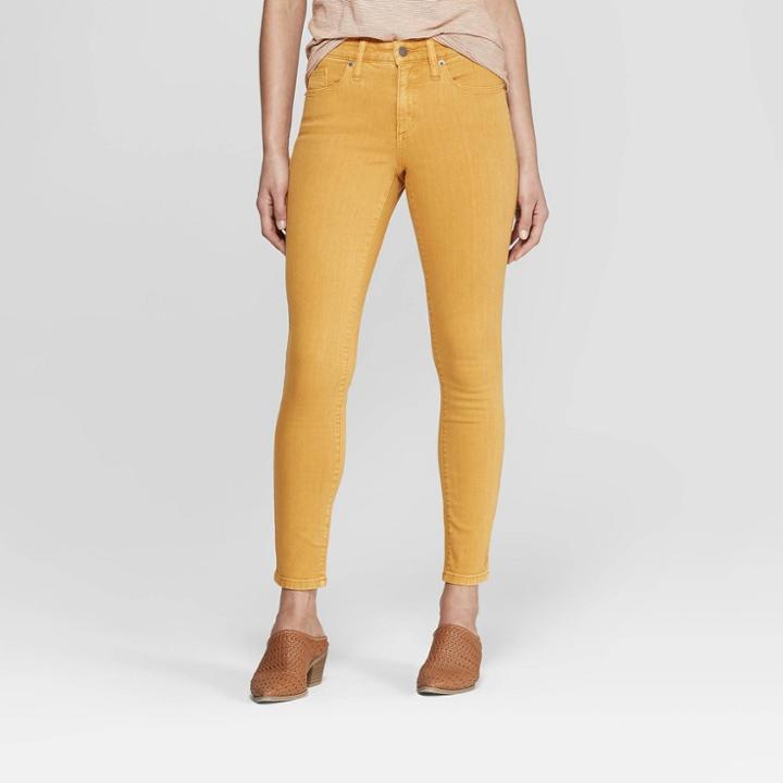 Women's High-rise Skinny Jeans - Universal Thread Yellow,