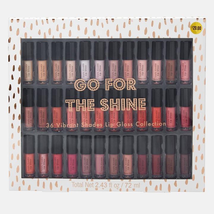 Tri-coastal Design Go For The Shine Lip Gloss Gift Set - 36pc/2.43 Fl Oz