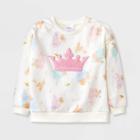 Toddler Girls' Disney Princess Graphic Sweatshirt - Ivory