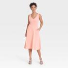 Women's Sleeveless Rib Knit Ballet Dress - A New Day