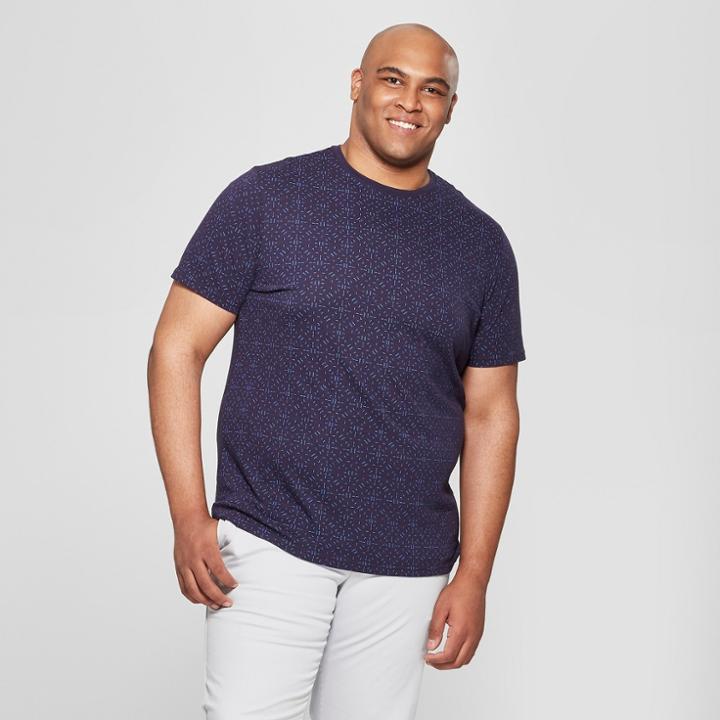 Men's Tall Short Sleeve T-shirt - Goodfellow & Co Blue