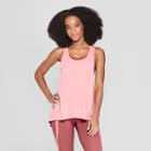 Women's 2-in-1 Tank Top - C9 Champion Coral/brick Red S, Pink/brick Red Bra