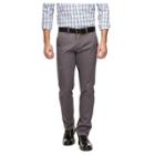 Haggar H26 - Men's Big & Tall Slim Fit Stretch Chino Pants Medium Grey 34x38,