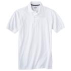 Dickies Boys' Pique Uniform Polo Shirt - White