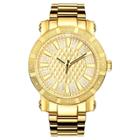 Target Men's Jbw Jb-6225-m 562 Swiss Movement Stainless Steel Real Diamond Watch - Gold, Size: Large, Pharoah Gold