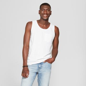 Men's Big & Tall Tank Top - Goodfellow & Co True White