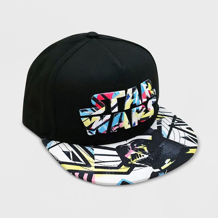 Boys' Star Wars Flat Brim Hat - Black