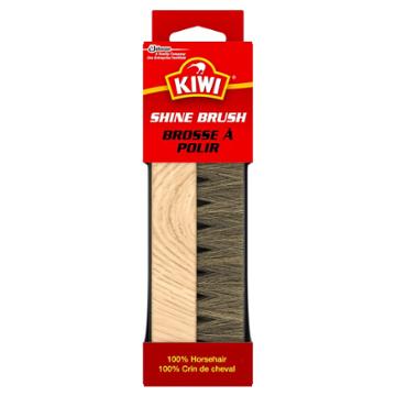 Kiwi Horsehair Shine Brush