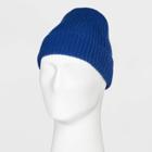Men's Rib Knit Value Beanie - Goodfellow & Co Blue