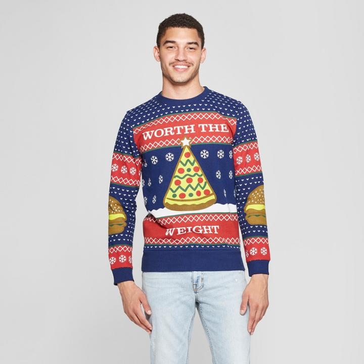 Mad Engine Men's Worth Weight Long Sleeve Sweatshirt - Navy