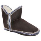 Women's Muk Luks Amira Bootie Slippers - Coffee (brown) L(9-10),