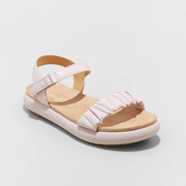 Girls' Aylabeth Slip-on Footbed Sandals - Cat & Jack Lavender