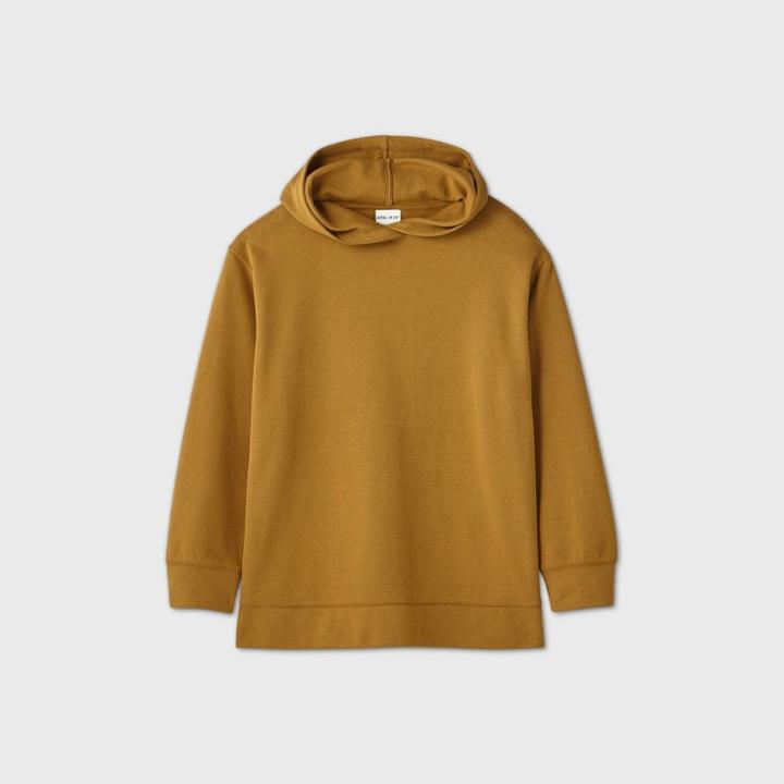 Women's Plus Size Leisure Hooded Sweatshirt - Ava & Viv Green
