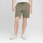 Men's 11 Solid Knit Shorts - Goodfellow & Co Olive