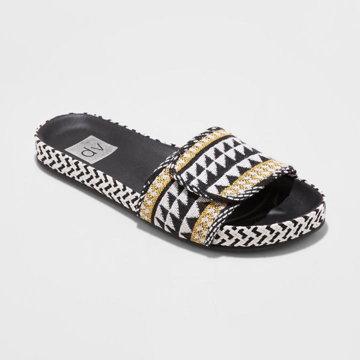 Women's Dv Annalyse Woven Slide Sandals - Yellow