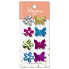 Lily Jane Glitter Garden Clips - 8ct,